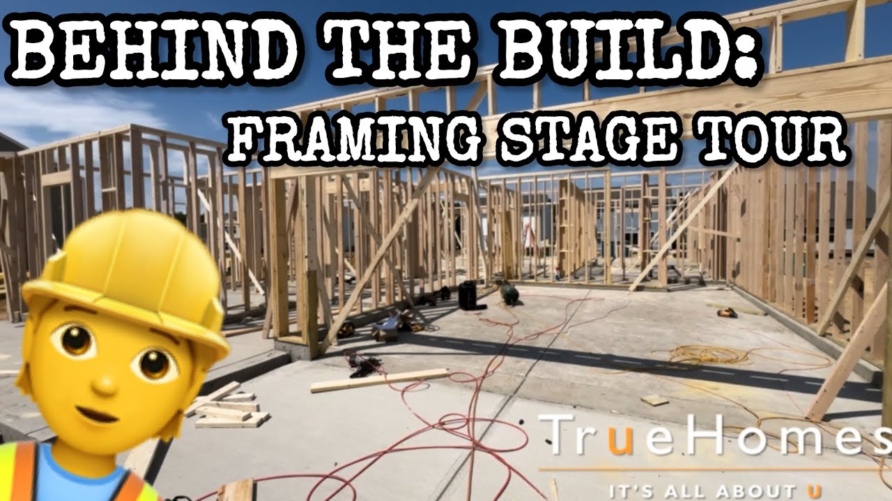 New Construction Home Tour | True Homes Build at Framing Stage (Charlotte, NC)