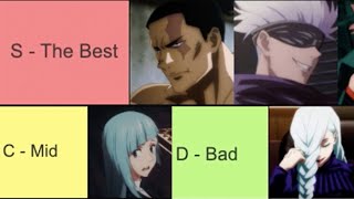 Ranking Jujutsu Kaisen Characters From Best To Worst | Tier List