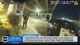 Stockton police release body cam footage of September officer-involved shooting