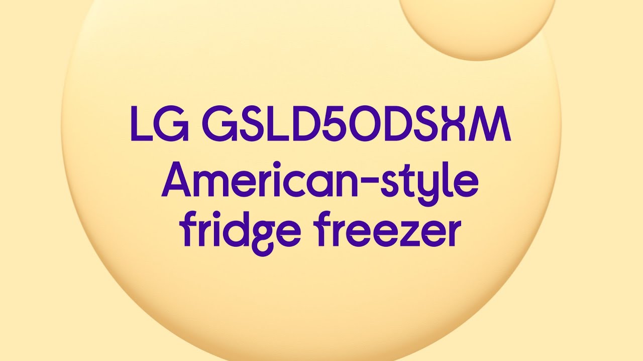 LG GSLD50DSXM AmericanStyle Fridge Freezer Dark Graphite Quick