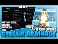 Steal A Brainrot Cheat *NO KEY* - Instant Steal, Anti Kick, Brainrot Spawner, Dupe &amp; More! 🦉⛓️