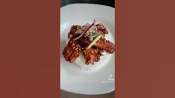 Marinated Pork Galbi In Korean BBQ Sauce 