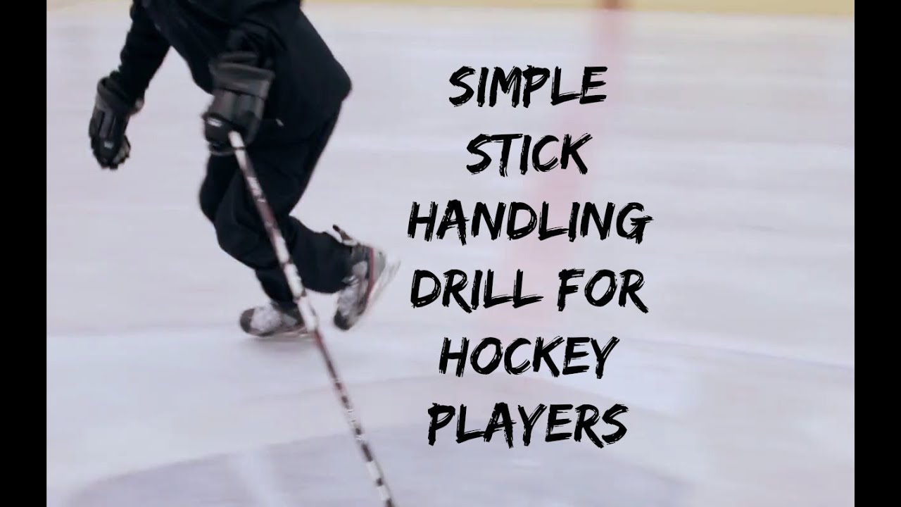 SIMPLE STICKHANDLING DRILL FOR HOCKEY PLAYERS how to hockey fight