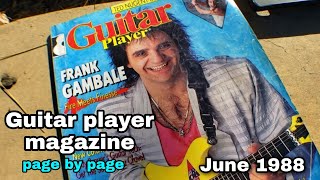 Guitar player magazine - June 1988