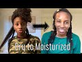 Lazy Natural Hair Routine | Simple Style for Moisture and Length Retention