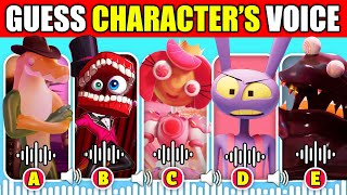 IMPOSSIBLE  Guess the VOICE | THE AMAZING DIGITAL CIRCUS EPISODE 2 | Gummigo, The Fugde Monster