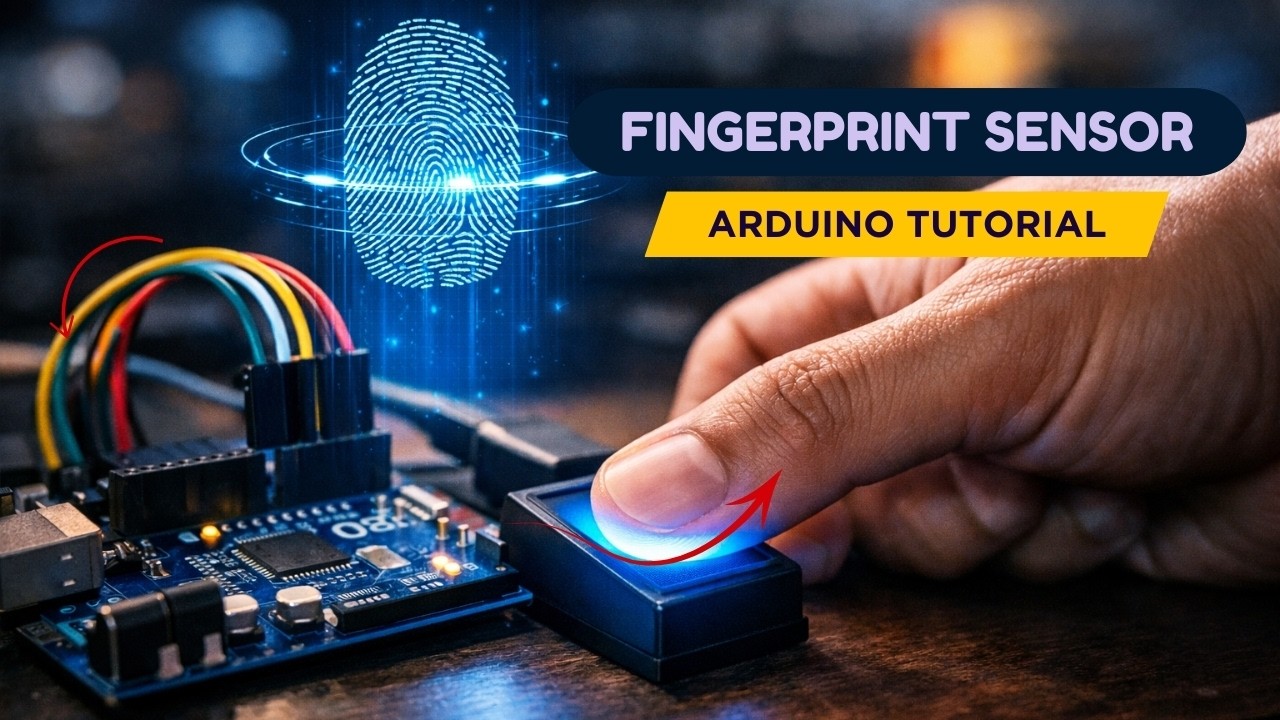 R307 Biometric Fingerprint Sensor with Arduino | Step-by-Step Guide ...