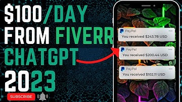 How To Make Money With ChatGPT And Fiverr In 2023 | Chatgpt Fiverr Gigs |  Make Money Online 2023