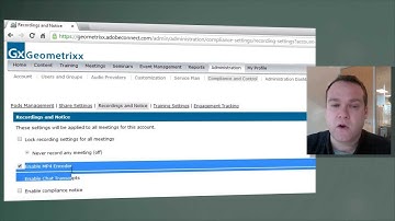 Compliance and Control in Adobe Connect Administration
