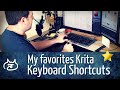 My favorites Krita Keyboard Shortcuts