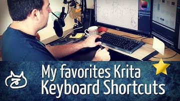 My favorites Krita Keyboard Shortcuts