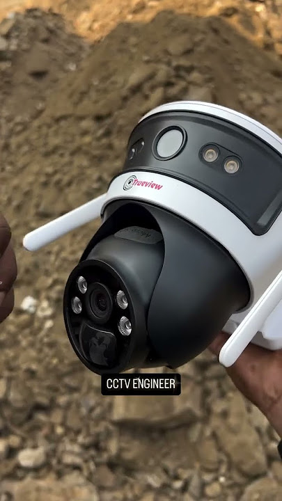 Trueview solar 4g linkage dual camera security surveillance camera #cctvengineer #cctveng #trueview