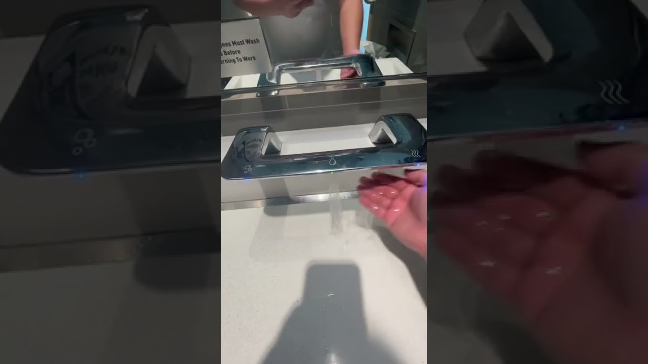 Bradley’s Washbar ($1,459.00) touchless handwashing experience houses soap, water & dryer in one.