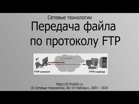 Передача файла по протоколу FTP