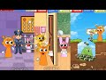 The moment of rescuing friends #funny #animation #sprunki 