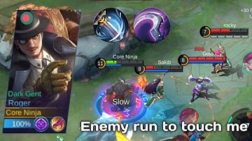 Roger control best build 2023 gameplay mobile legends