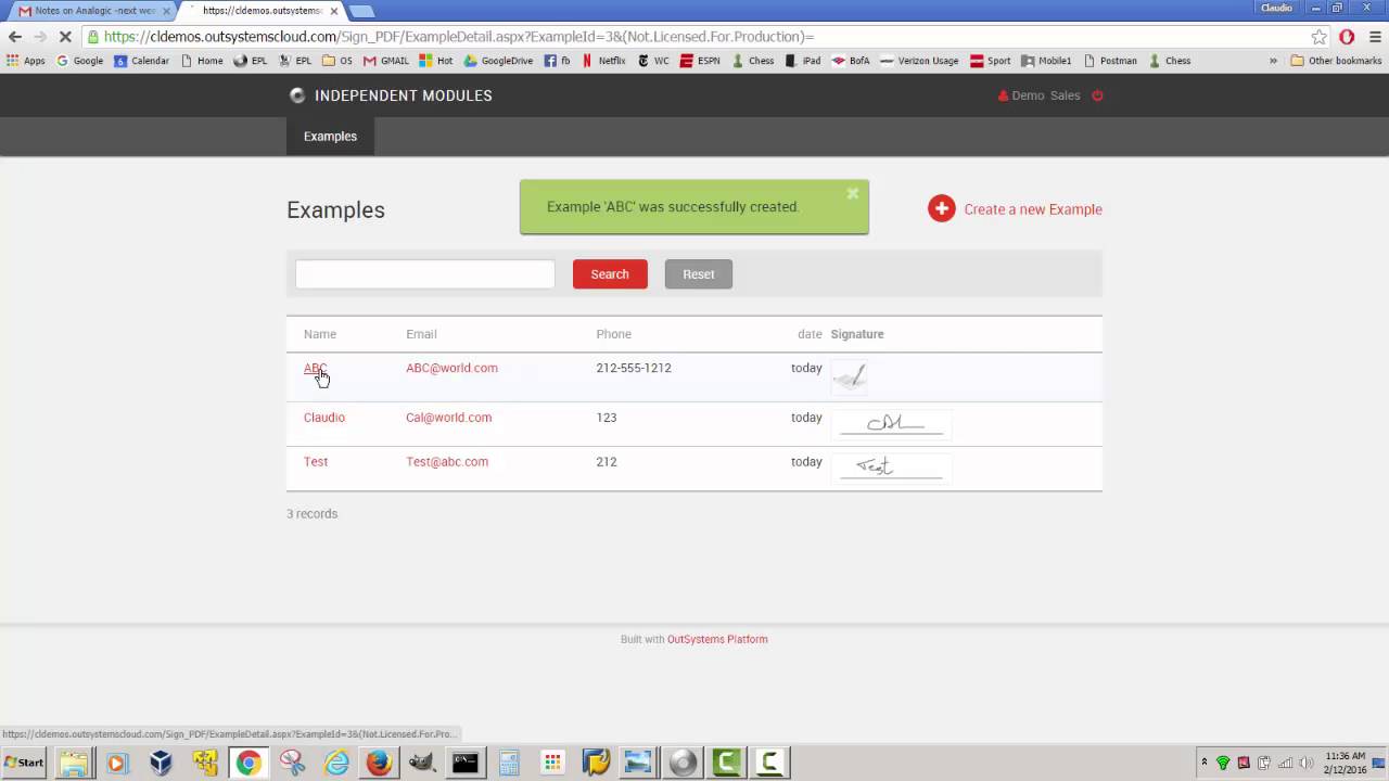 Simple Signature & PDF example - YouTube