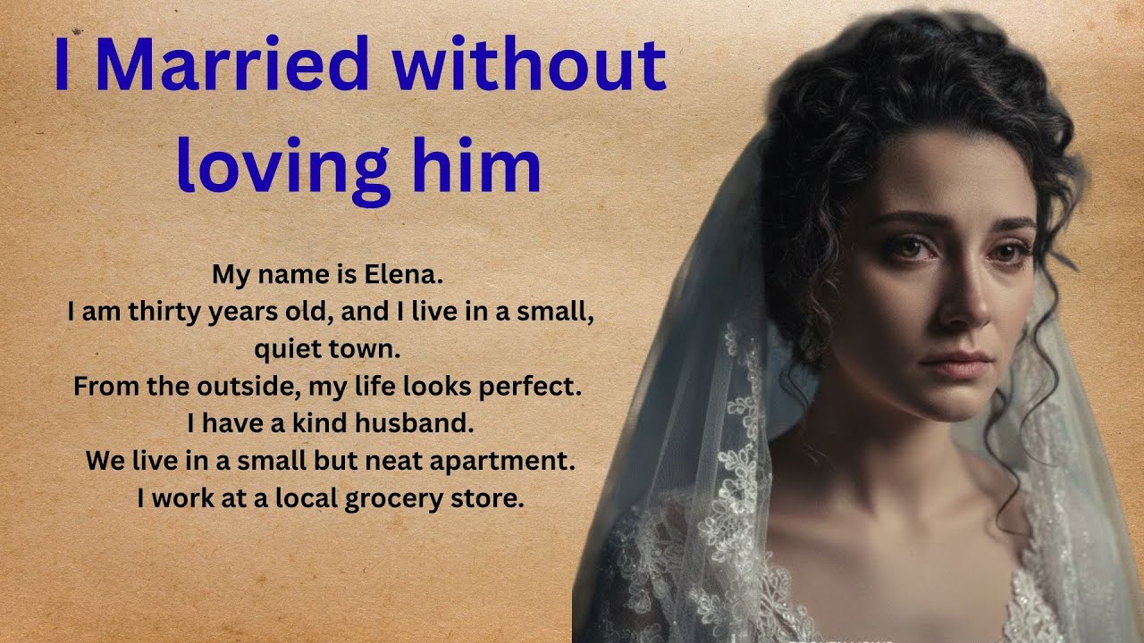 I Married Without Loving Him ✅ An Emotional English Story (A1–A2 Level) ✅ Stories to Learn English