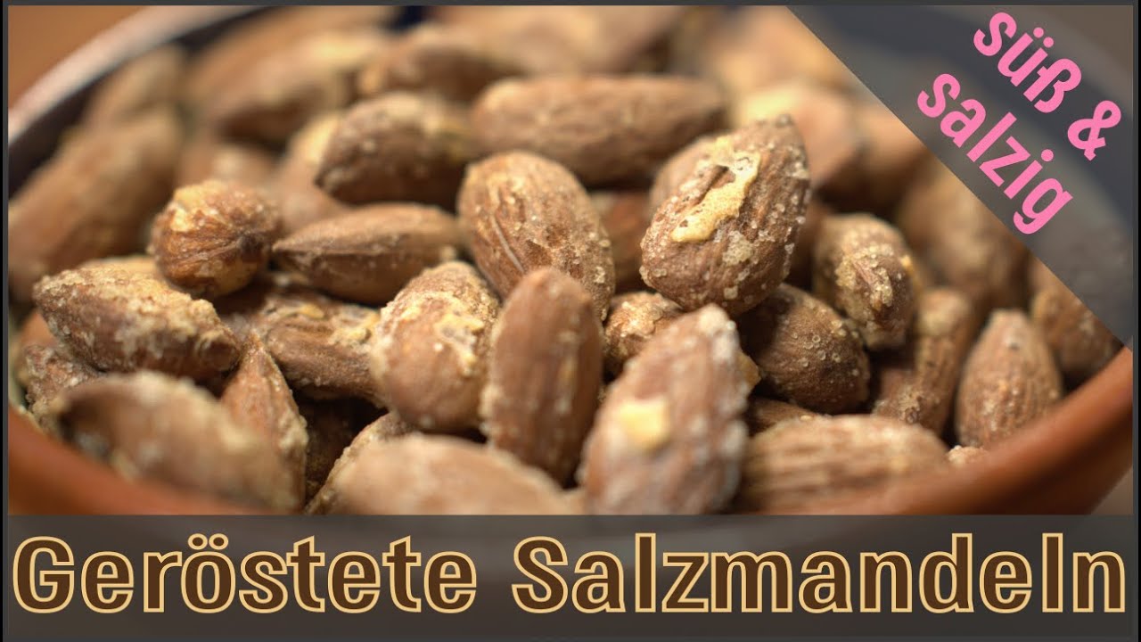 Geröstete Salzmandeln. Erdnüsse waren gestern.