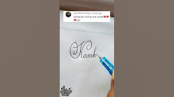 stylish name | Kanika | Calligraphy signature