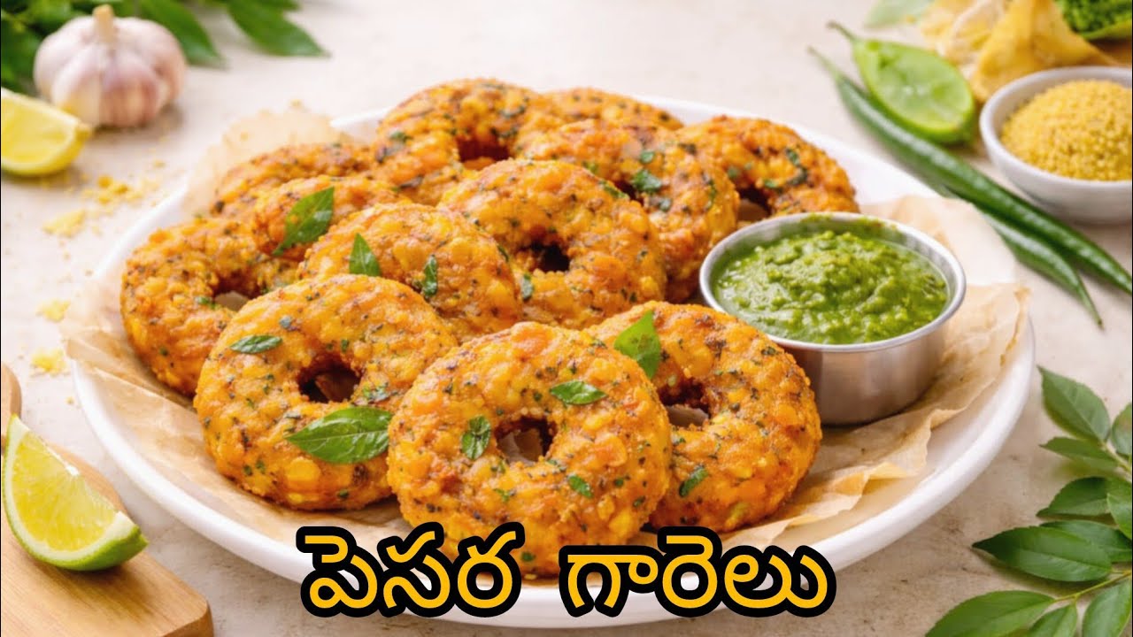 పెసర గారెలు