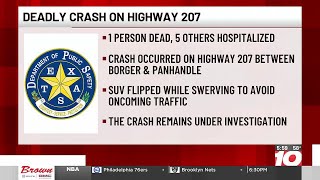 Texas DPS identifies woman killed, others hospitalized from crash near Borger