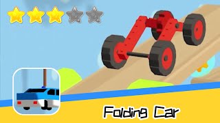 Folding Car: Racing puzzle Walkthrough Solve a physics brain teaser Recommend index three stars screenshot 4