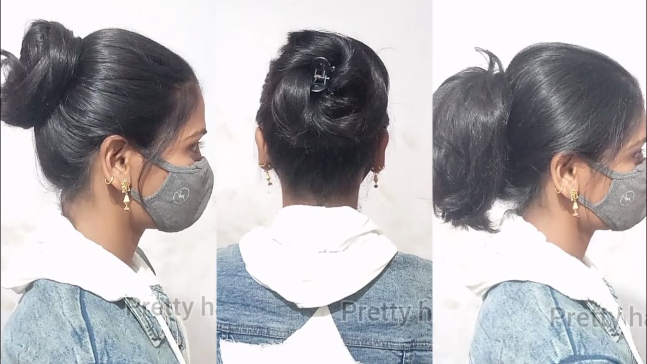 3 different types clutcher hair styleclaw clips hair stylepretty hair