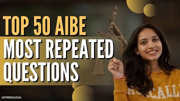 AIBE 20 -Most Repeated Questions With Answers & Years!