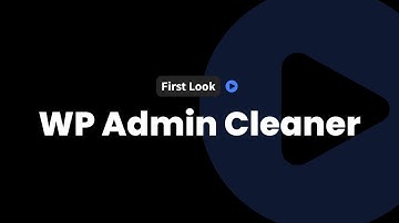 InfluenceWP - First Look - WP Admin Cleaner