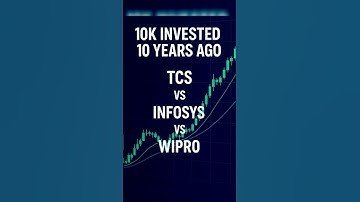 ₹10K Invested 10 Years Ago | TCS vs Infosys vs Wipro