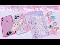 Unboxing new iphone 13 pro max  kawaii makeover