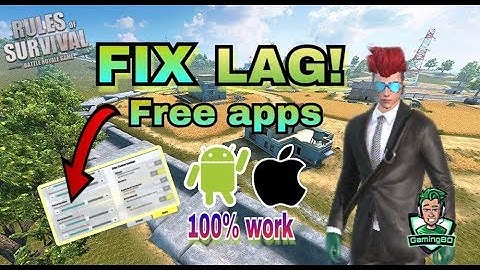 How to Fix Lag in Rules Of Survival ANDROID & IOS (No root)
