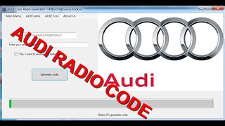 audi radio code lookup