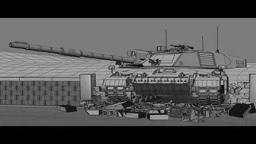 3ds Max Tank Animation_Simulation