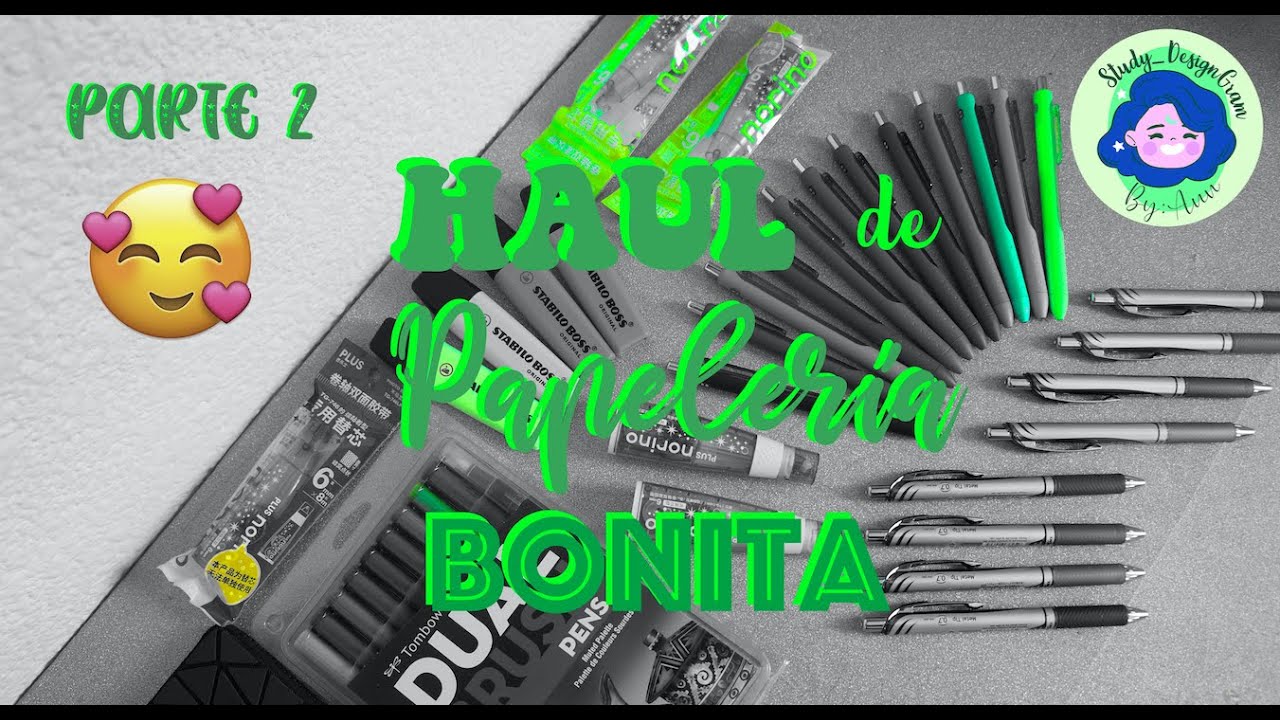 HAUL DE PAPELERÍA BONITA 🌟 parte 2 Plumas de gel PaperMate inkjoy