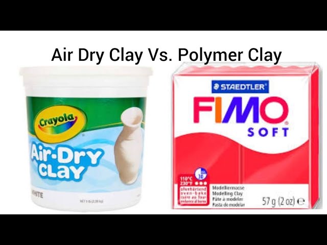 Air Dry Clay Vs Polymer Clay: What's The Difference?