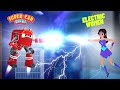 Supercar Rikki Stops the Electric Women from Stealing and Destroying the City!