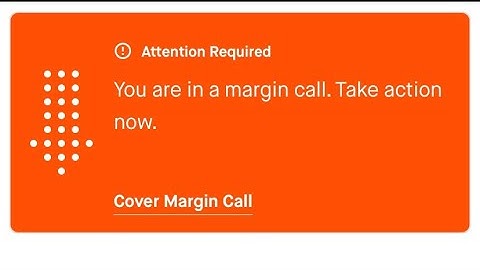 How to settle a MARGIN CALL on Robinhood!