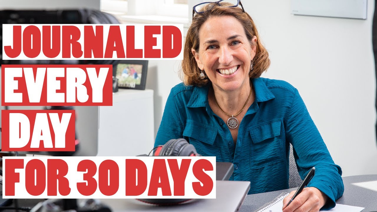 I journaled every day for 30 days - here's what happened. - YouTube