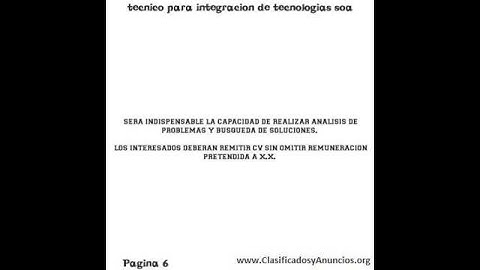 tecnico para integracion de tecnologias soa Fecha: 26 de julio de 2011