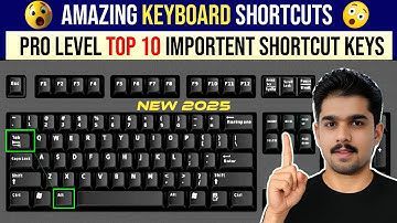 Top 10 Computer Shortcut Keys You Never Knew 🤯 | Hidden Windows Tricks 2025 | Pro Level Hacks