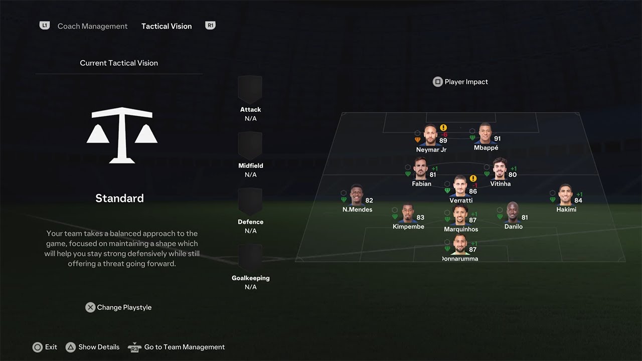 EA SPORTS FC™ 24  Bate-Bola - Análise detalhada da Carreira