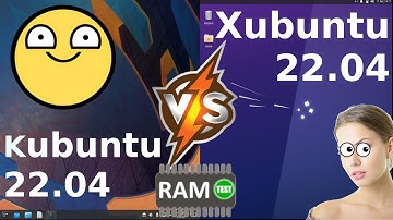 Kubuntu 22.04 vs Xubuntu 22.04: RAM Usage