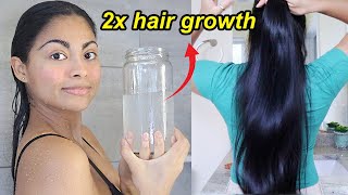 HAIR GROWTH HACKS THAT HELPED MY HAIR GROW FASTER | Rice water, Oiling + MORE screenshot 4