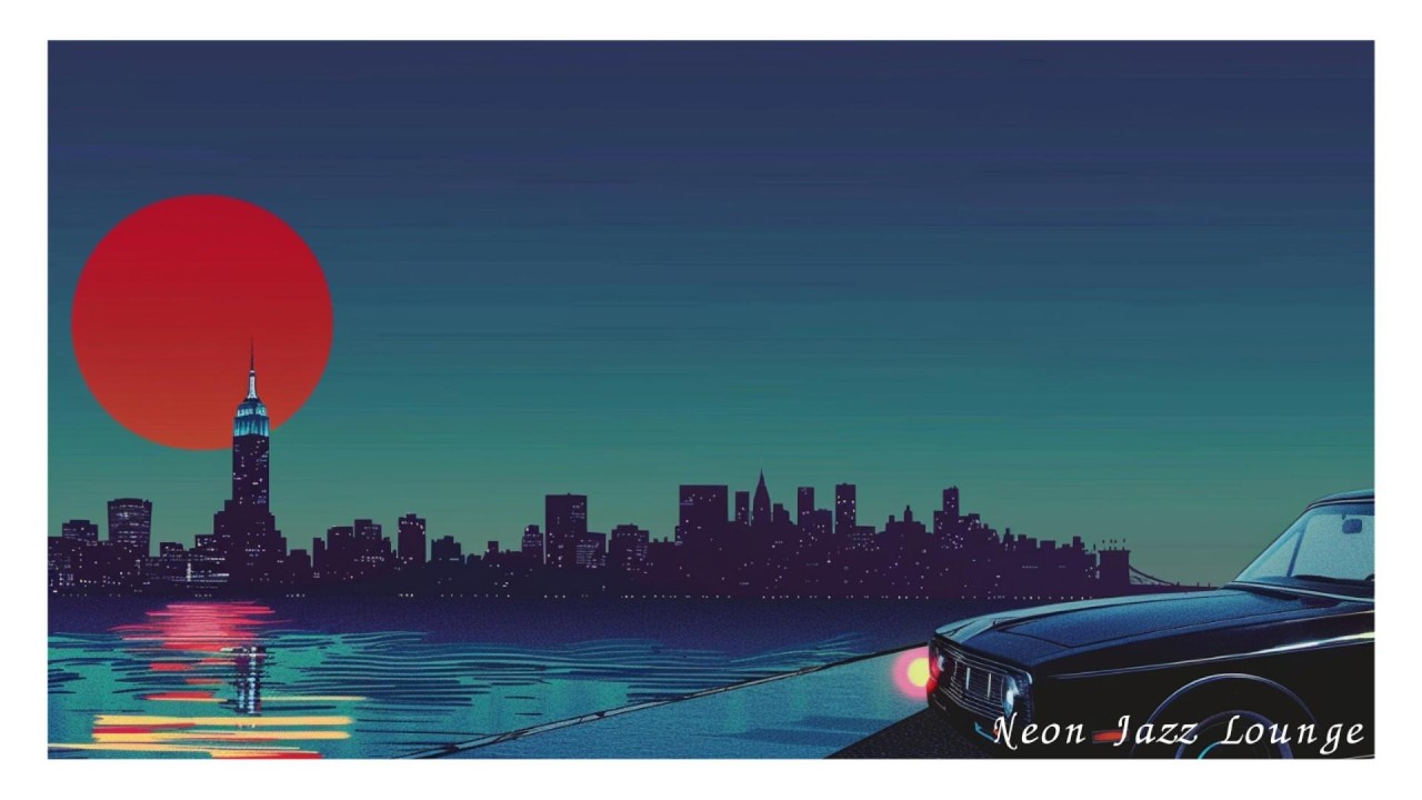 New York Skyline Jazz House Mix | Sunlit City Drive | for Deep Work