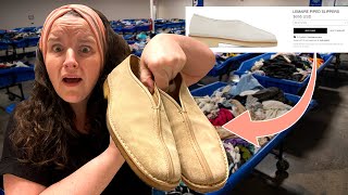 Finding $695 Shoes at the Goodwill Bins!