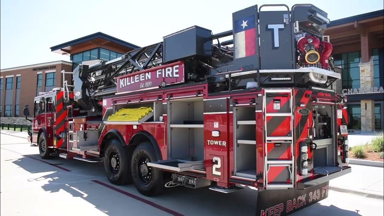 Truck WalkAround Killeen's Pierce Ascendant 100' MidMount Aerial