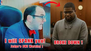 He BROKE DOWN in Tears After Judge