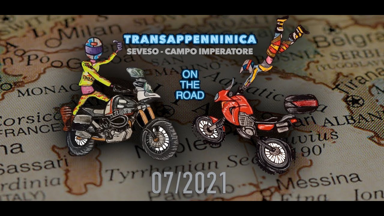 TRANSAPPENNINICA. Appennini in moto - Suzuki Vstrom & Honda Transalp. Viaggio in moto